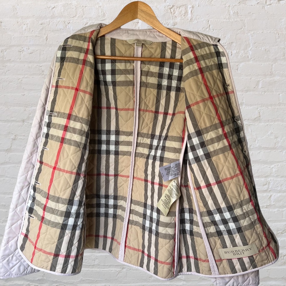 Burberry Brit quilted button up